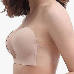 Bontiere Strapless Backless Push Up Adhesive Bra in Size S NWT